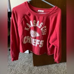 KC Chiefs Cropped Hoodie